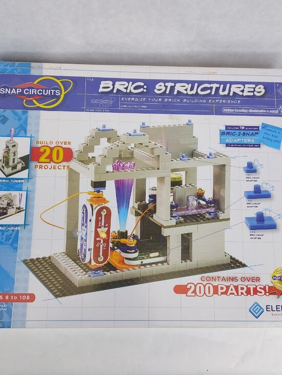 SNAP CIRCUITS BRIC: Structures Brick & Electronic Exploration SC-BRIC-1 Open Box - Picture 1 of 7